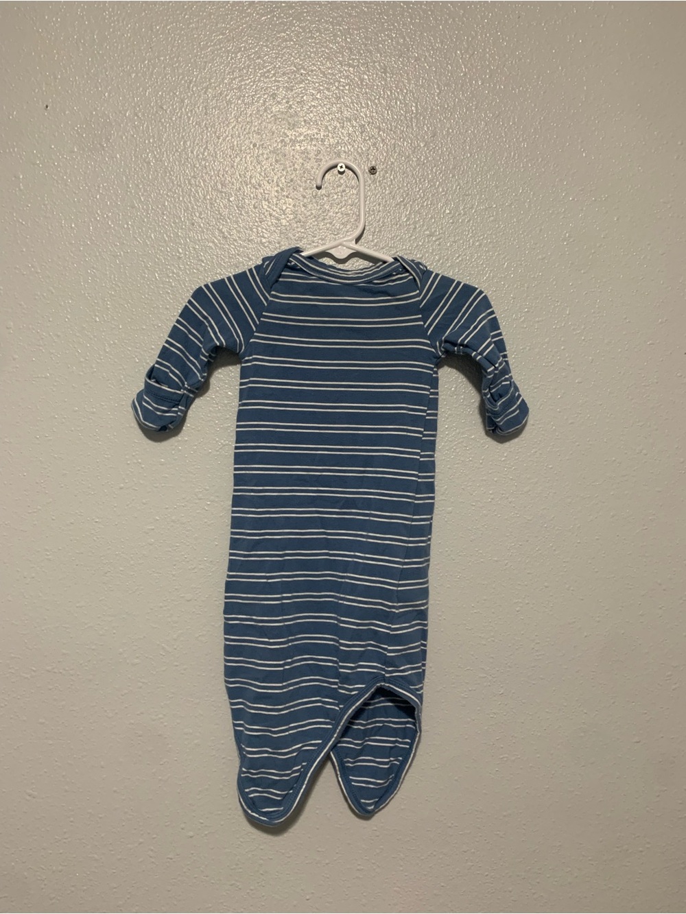 Angel Dear Blue and White Striped Sleep Sack